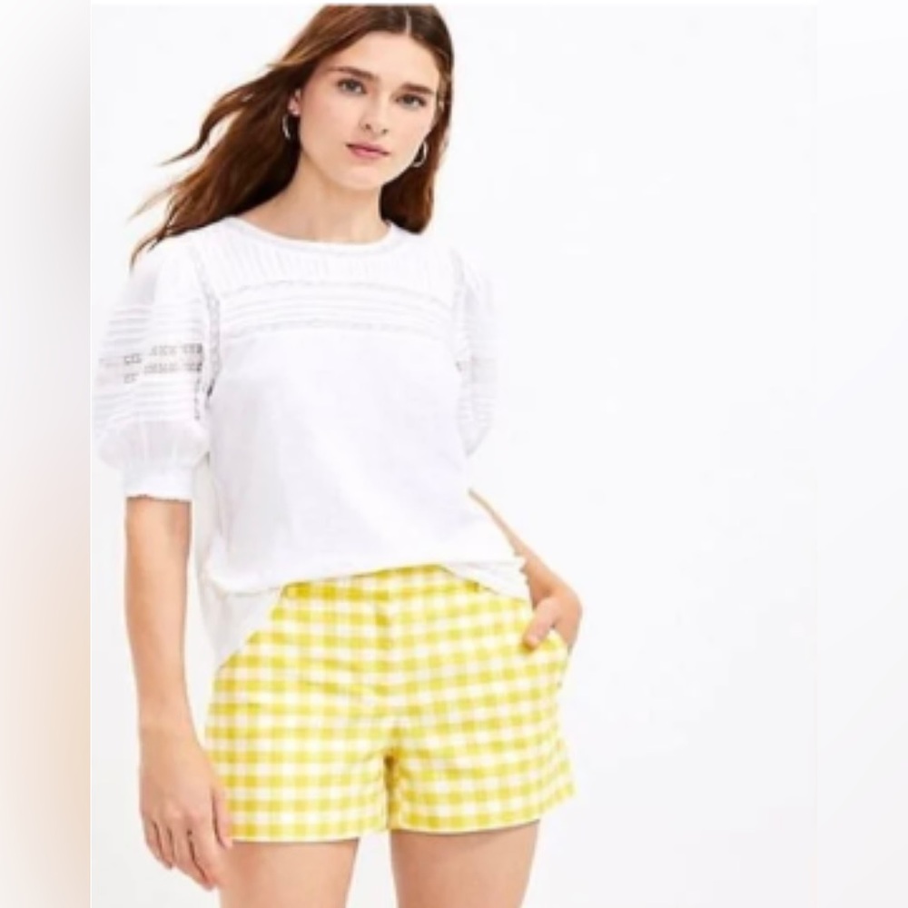 NEW with tags Loft checker shorts